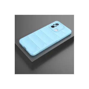 Newface Xiaomi Redmi 12C Kılıf Optimum Silikon - Sky Blue