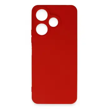 Newface Xiaomi Redmi 13 4G Kılıf First Silikon - Kırmızı