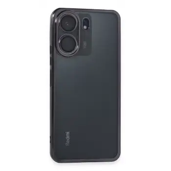 Newface Xiaomi Redmi 13C Kılıf Razer Lensli Silikon - Mor