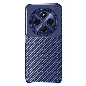 Newface Xiaomi Redmi 14C Kılıf Auto Focus Karbon Kapak - Lacivert