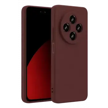 Newface Xiaomi Redmi 14C Kılıf First Silikon - Bordo