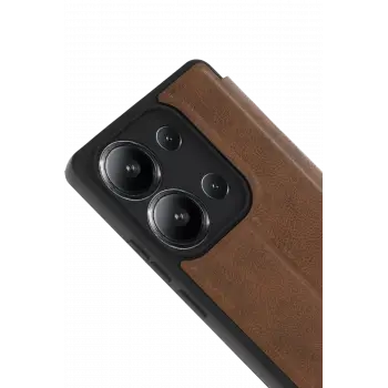 Newface Xiaomi Redmi 15C 4G Flip Cover - Taba