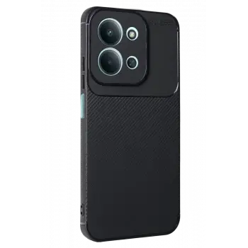 Newface Xiaomi Redmi 15C 5G Auto Focus Karbon Kapak - Siyah