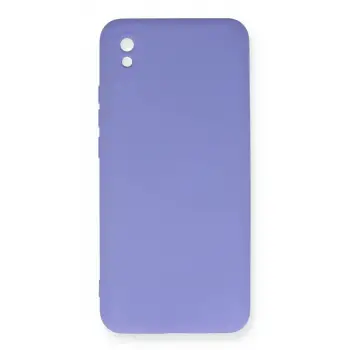 Newface Xiaomi Redmi 9A Kılıf Nano içi Kadife Silikon - Lila
