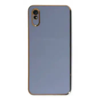 Newface Xiaomi Redmi 9A Kılıf Volet Silikon - Mavi