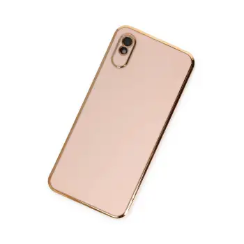 Newface Xiaomi Redmi 9A Kılıf Volet Silikon - Pembe