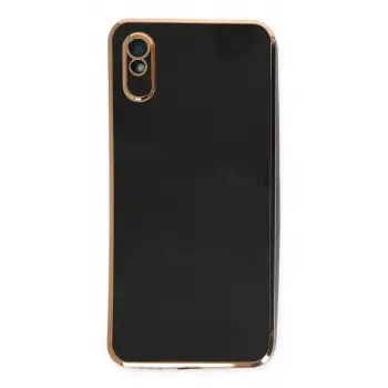 Newface Xiaomi Redmi 9A Kılıf Volet Silikon - Siyah