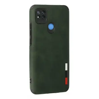 Newface Xiaomi Redmi 9C Kılıf Loop Deri Silikon - Yeşil