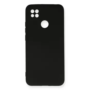 Newface Xiaomi Redmi 9C Kılıf Nano içi Kadife Silikon - Siyah