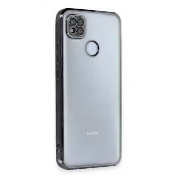 Newface Xiaomi Redmi 9C Kılıf Razer Lensli Silikon - Siyah