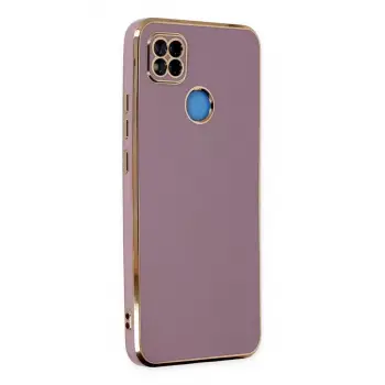 Newface Xiaomi Redmi 9C Kılıf Volet Silikon - Mor