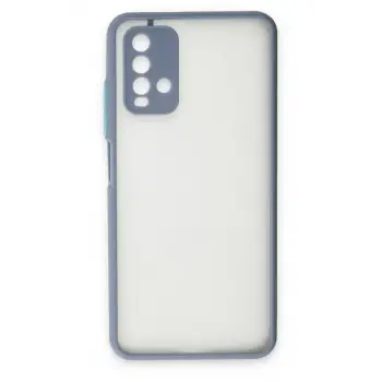 Newface Xiaomi Redmi 9T Kılıf Montreal Silikon Kapak - Gri