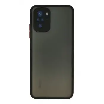 Newface Xiaomi Redmi Note 10 Kılıf Montreal Silikon Kapak - Siyah