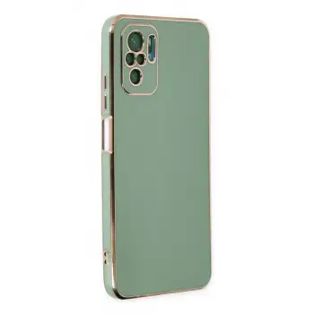 Newface Xiaomi Redmi Note 10 Kılıf Volet Silikon - Açık Yeşil