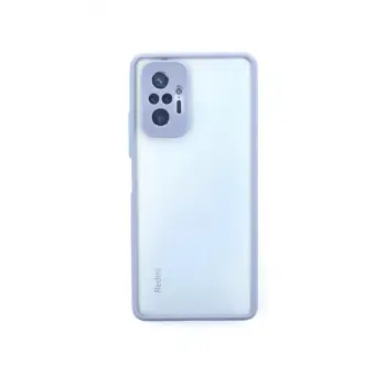 Newface Xiaomi Redmi Note 10 Pro Kılıf Montreal Silikon Kapak - Gri