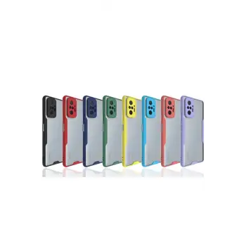 Newface Xiaomi Redmi Note 10 Pro Kılıf Platin Silikon - Sarı