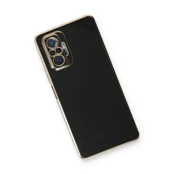 Newface Xiaomi Redmi Note 10 Pro Kılıf Volet Silikon - Siyah