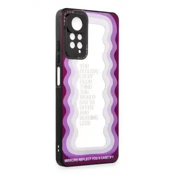 Newface Xiaomi Redmi Note 11 Pro Kılıf Mirror Desenli Kapak - Mirror - 5
