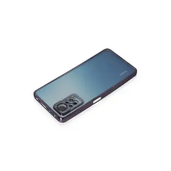 Newface Xiaomi Redmi Note 11 Pro Kılıf Razer Lensli Silikon - Mor