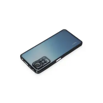 Newface Xiaomi Redmi Note 11 Pro Kılıf Razer Lensli Silikon - Siyah