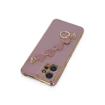 Newface Xiaomi Redmi Note 12 4G Kılıf Esila Silikon - Mor