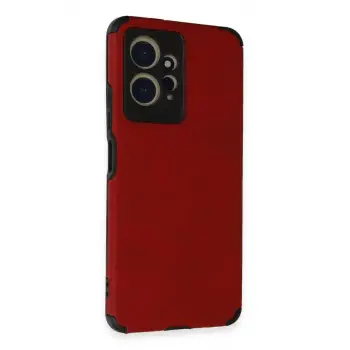 Newface Xiaomi Redmi Note 12 4G Kılıf Loop Deri Silikon - Kırmızı