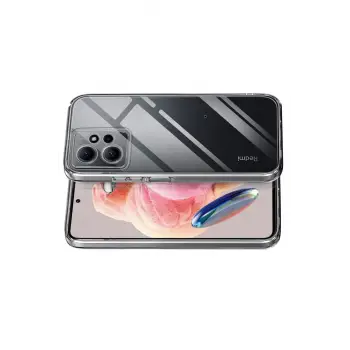 Newface Xiaomi Redmi Note 12 4G Kılıf Lüx Şeffaf Silikon