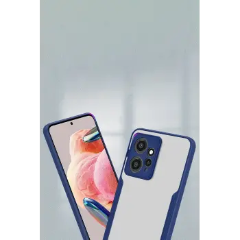 Newface Xiaomi Redmi Note 12 4G Kılıf Platin Silikon - Kırmızı