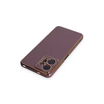 Newface Xiaomi Redmi Note 12 4G Kılıf Volet Silikon - Mor