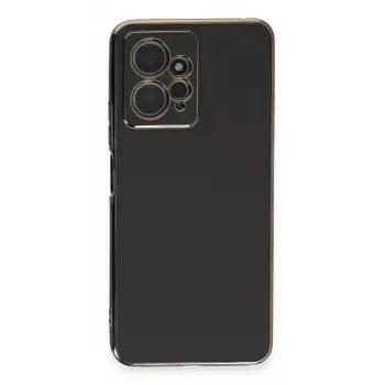 Newface Xiaomi Redmi Note 12 4G Kılıf Volet Silikon - Siyah