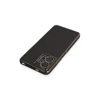 Newface Xiaomi Redmi Note 12 4G Kılıf Volet Silikon - Siyah