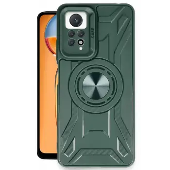 Newface Xiaomi Redmi Note 12 Pro 4G Kılıf Lincoln Silikon - Koyu Yeşil