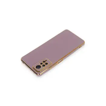 Newface Xiaomi Redmi Note 12 Pro 4G Kılıf Volet Silikon - Mor