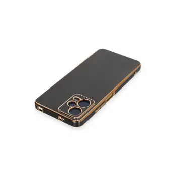 Newface Xiaomi Redmi Note 12 Pro 5G Kılıf Volet Silikon - Siyah