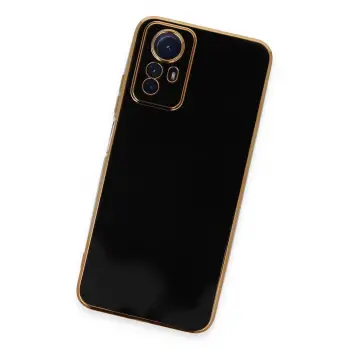 Newface Xiaomi Redmi Note 12S Kılıf Volet Silikon - Siyah
