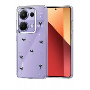 Newface Xiaomi Redmi Note 13 Pro 4G Fiyonk Desenli Kapak - Desen 3