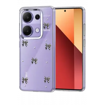 Newface Xiaomi Redmi Note 13 Pro 4G Fiyonk Desenli Kapak - Desen 5