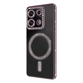 Newface Xiaomi Redmi Note 13 Pro 4G Joke Simli Magneticsafe Kılıf - Pembe