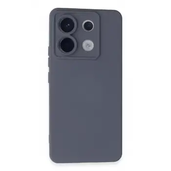 Newface Xiaomi Redmi Note 13 Pro 5G Kılıf Nano içi Kadife Silikon - Gri