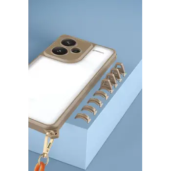 Newface Xiaomi Redmi Note 13 Pro Plus Kılıf Penta Silikon Kılıf - Şeffaf