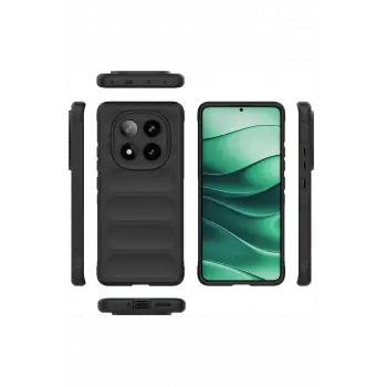 Newface Xiaomi Redmi Note 14 Pro 4G Kılıf Optimum Silikon - Siyah