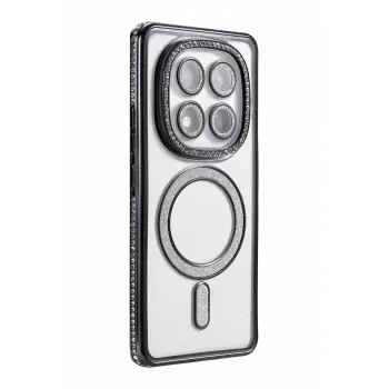Newface Xiaomi Redmi Note 14 Pro 5G Joke Simli Magneticsafe Kılıf - Siyah