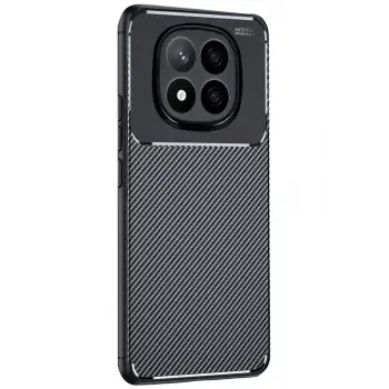 Newface Xiaomi Redmi Note 14 Pro 5G Kılıf Auto Focus Karbon Kapak - Siyah