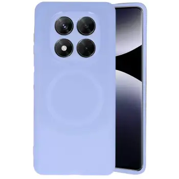 Newface Xiaomi Redmi Note 14 Pro 5G Kılıf Maya Karbon Kapak - Lila