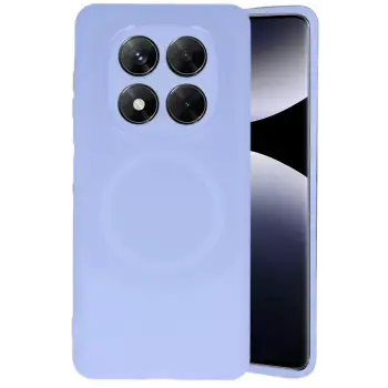 Newface Xiaomi Redmi Note 14 Pro 5G Kılıf Maya Karbon Kapak - Lila