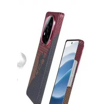 Newface Xiaomi Redmi Note 14 Pro 5G Vega Magsafe Kapak - Kırmızı
