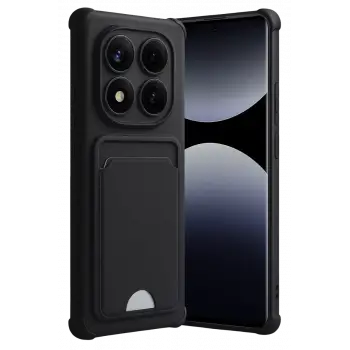 Newface Xiaomi Redmi Note 14 Pro Plus Kelvin Kartvizitli Silikon - Siyah