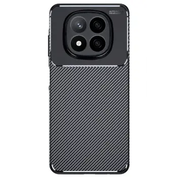 Newface Xiaomi Redmi Note 14 Pro Plus Kılıf Auto Focus Karbon Kapak - Siyah