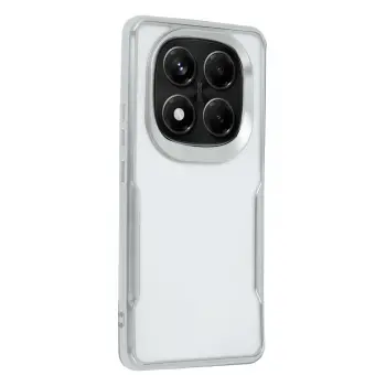 Newface Xiaomi Redmi Note 14 Pro Plus Kılıf Boyi Silikon Kapak - Gümüş