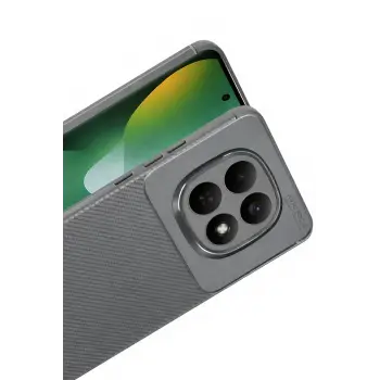 Newface Xiaomi Redmi Note 15 Pro 4G Auto Focus Karbon Kapak - Gri